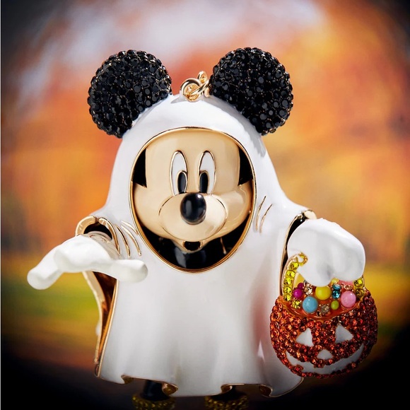 BAUBLEBAR Mickey Mouse Disney Ghost Glow-In-The-Dark Bag Charm - Picture 6 of 6